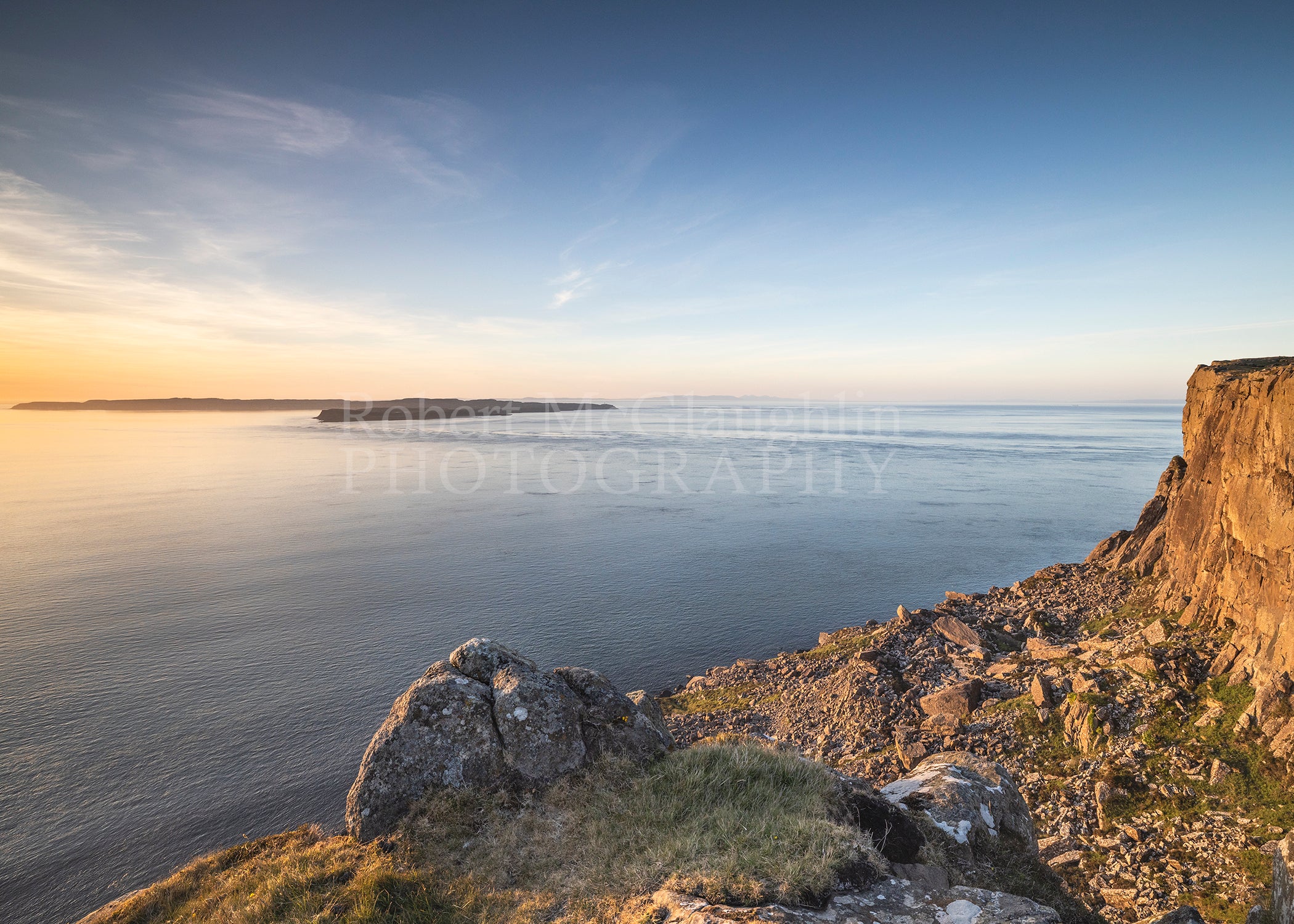 Rathlin at Dusk from Fairhead, Co. Antrim