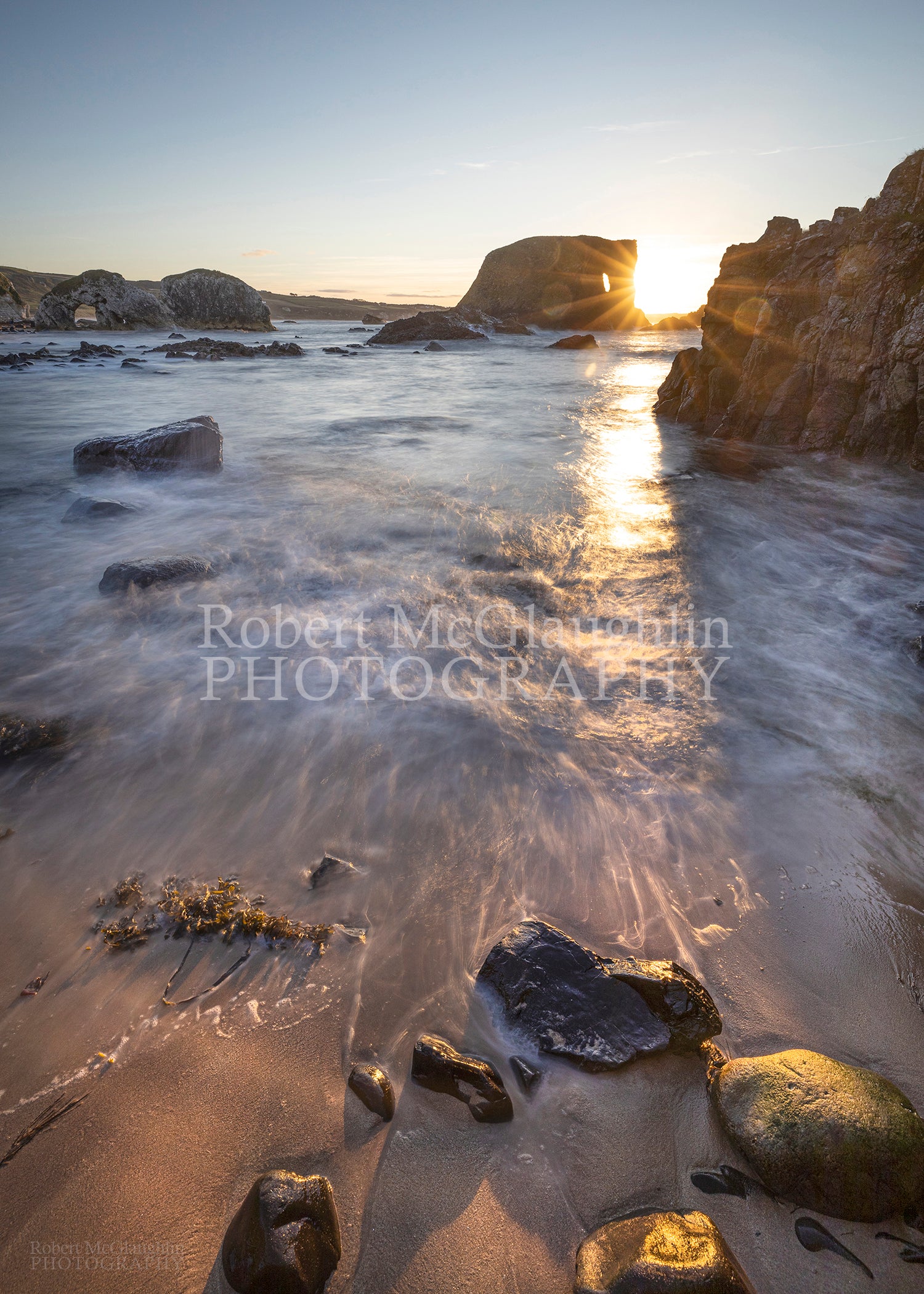 Sunset, Elephant Rock, Ballintoy, Co Antrim