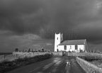 Light in the Darkness, Ballintoy Church, Co. Antrim (Black and White)