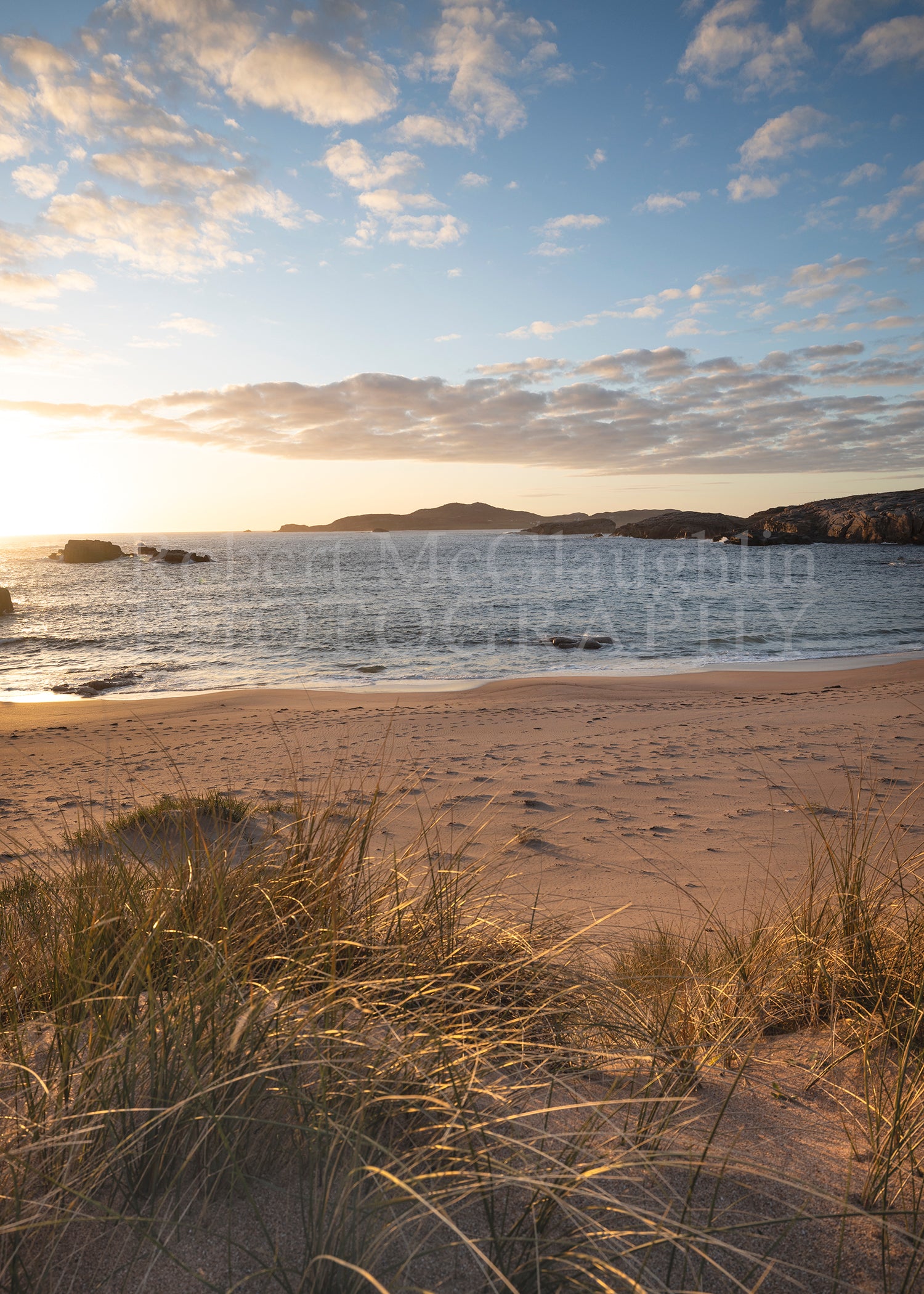 Red Strand Sunset, Cruit Island,Co. Donegal (Portrait)
