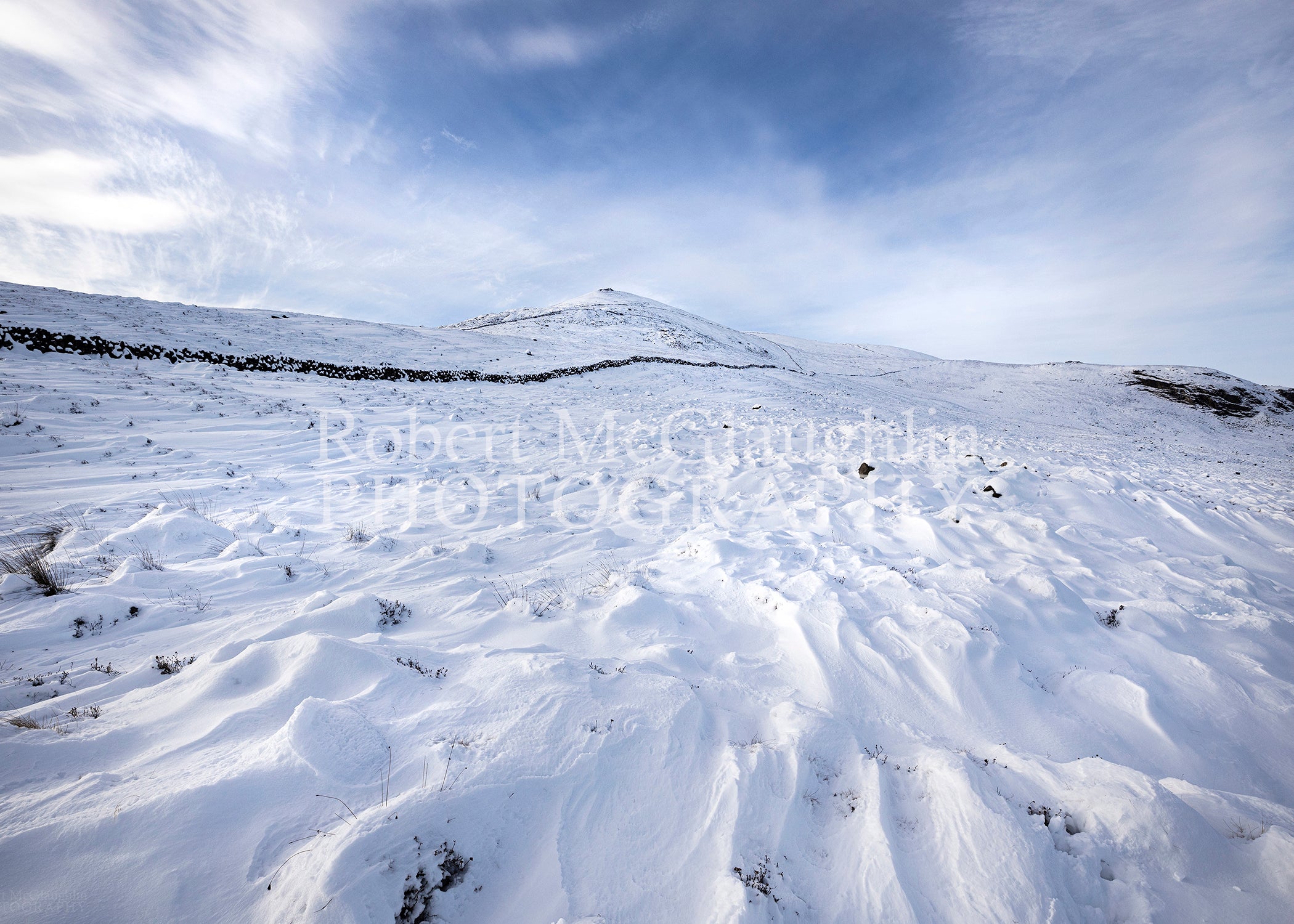 Slieve Binnian in Snow, Co. Down