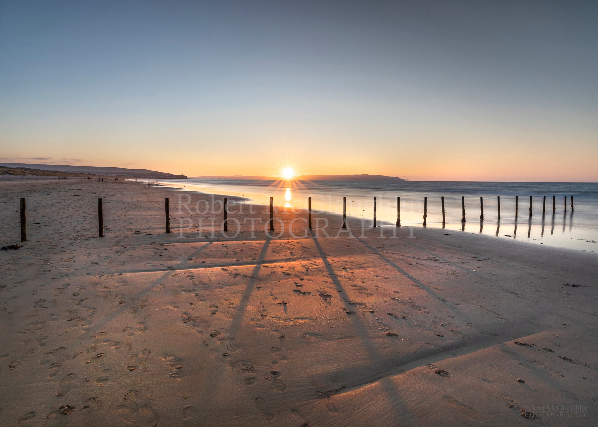 Posts at Portstewart Strand, Co. Derry/Londonderry