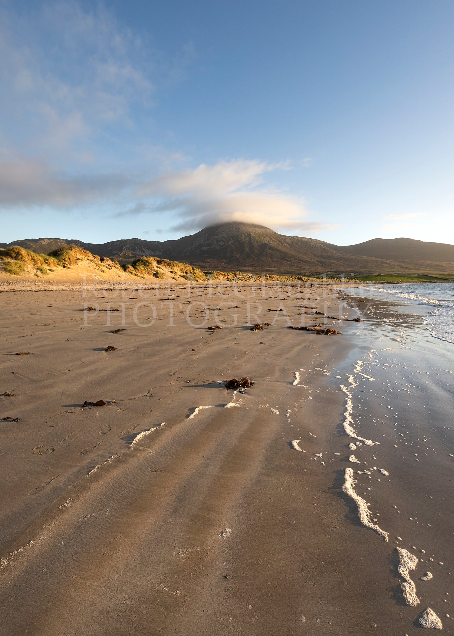 Croagh Patrick from Bertra Strand, Co. Mayo (portrait)