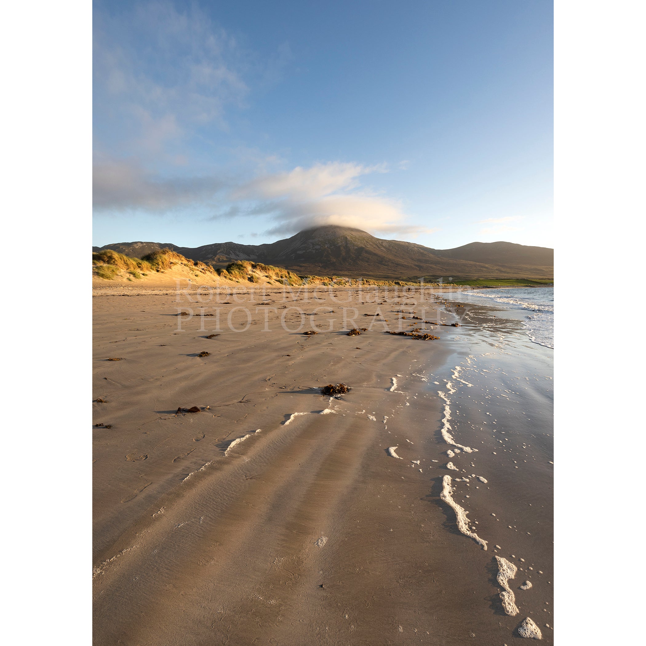 Croagh Patrick from Bertra Strand, Co. Mayo (portrait)