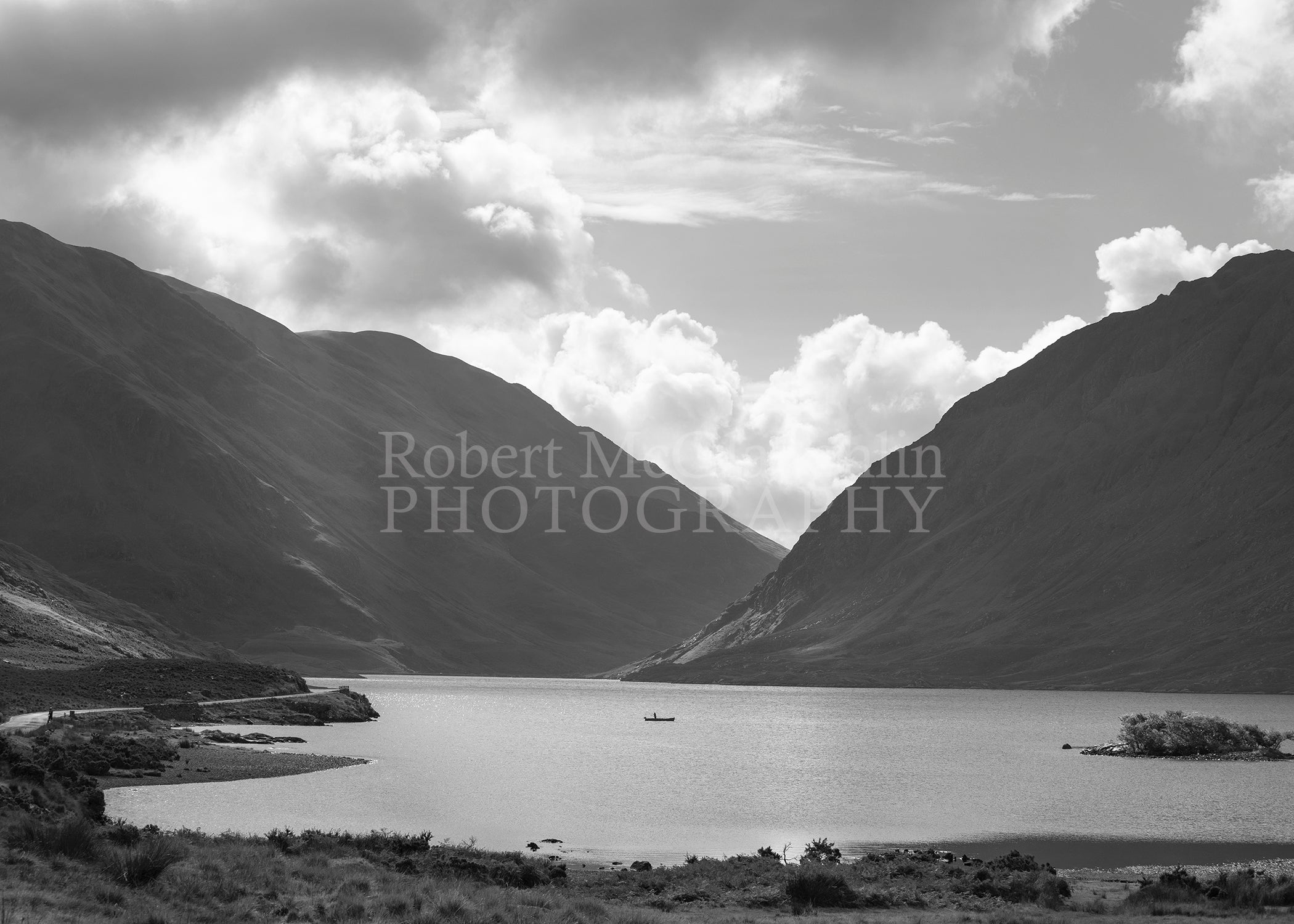 Fisherman on Doo Lough, Co. Mayo