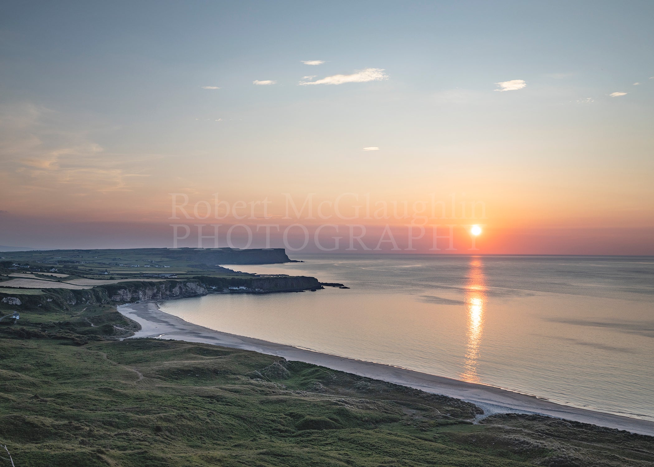 Whitepark Bay Sunset, Co. Antrim