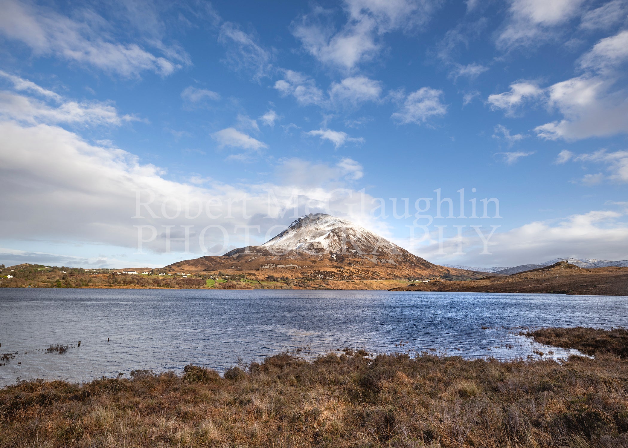 Snow Capped Mount Errigal, Co. Donegal