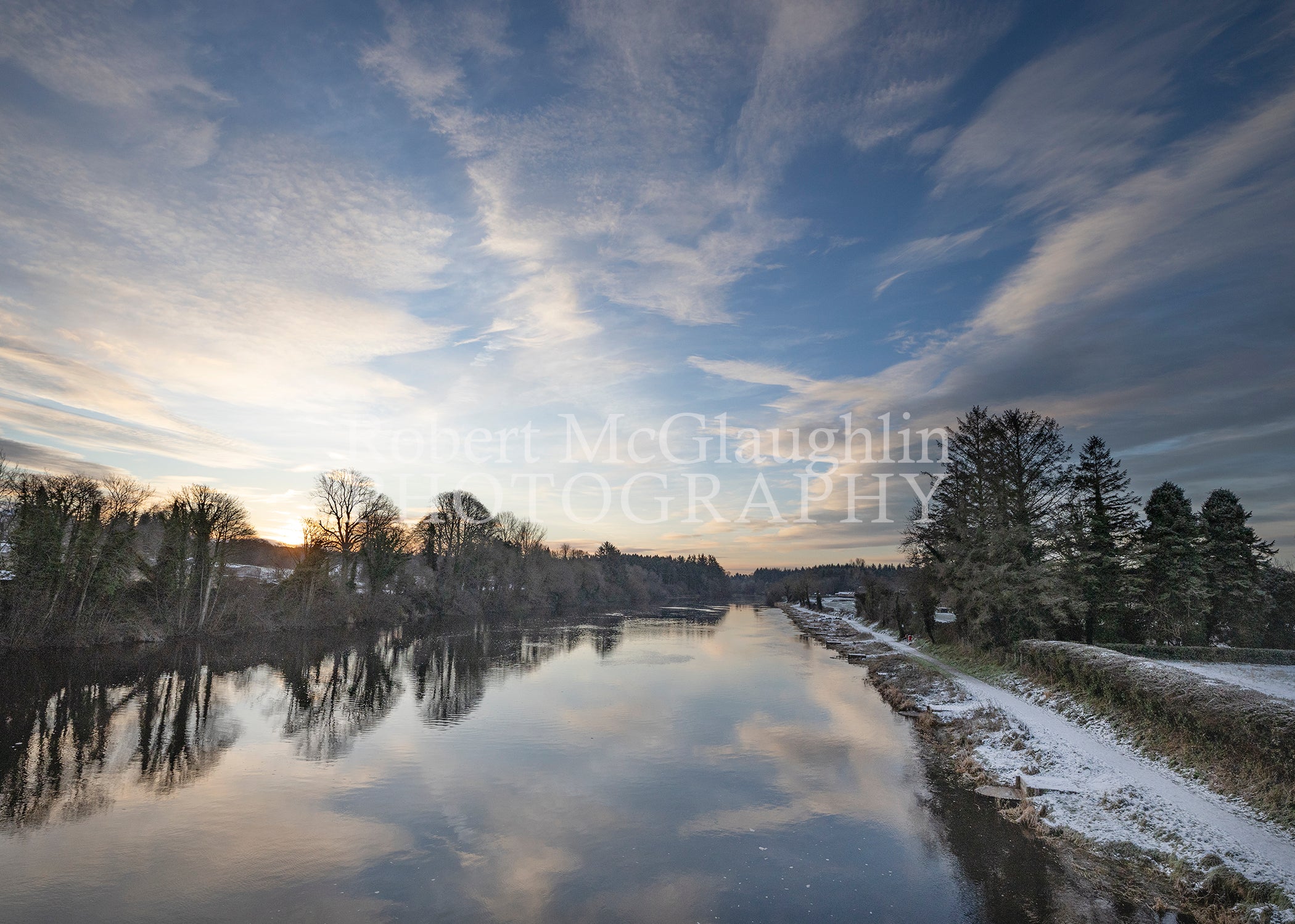 Winters Day on the River Bann, Co. Antrim