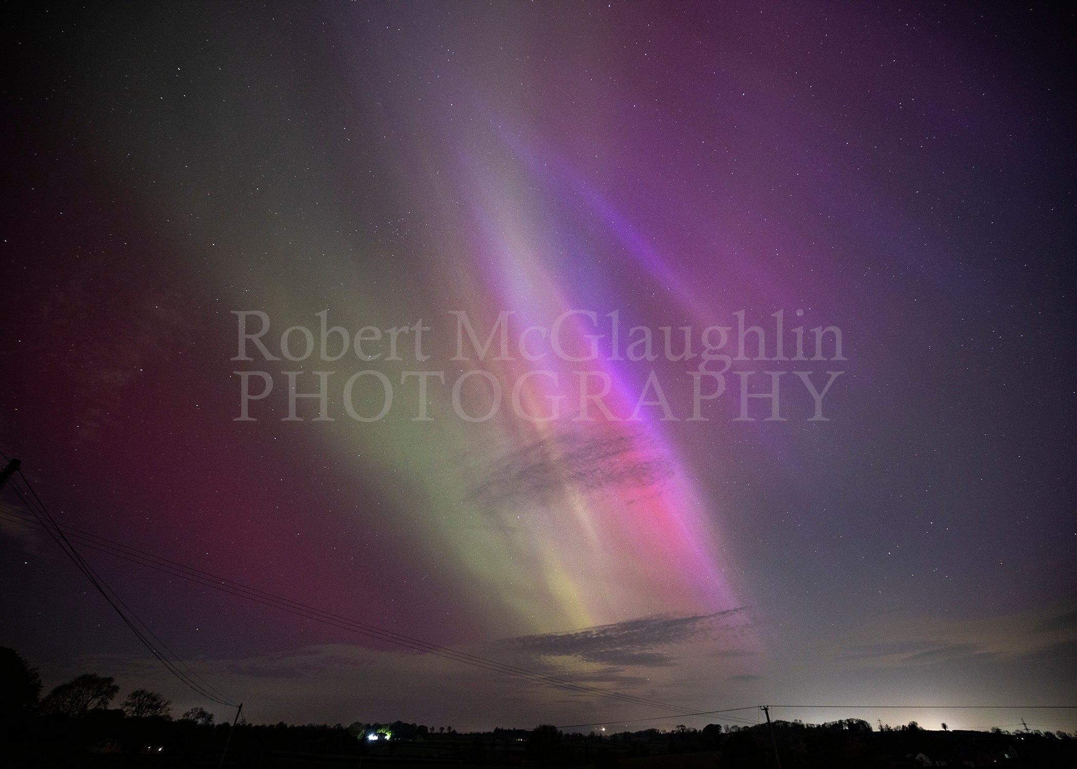 Aurora over Magherafelt, Co. Derry/Londonderry