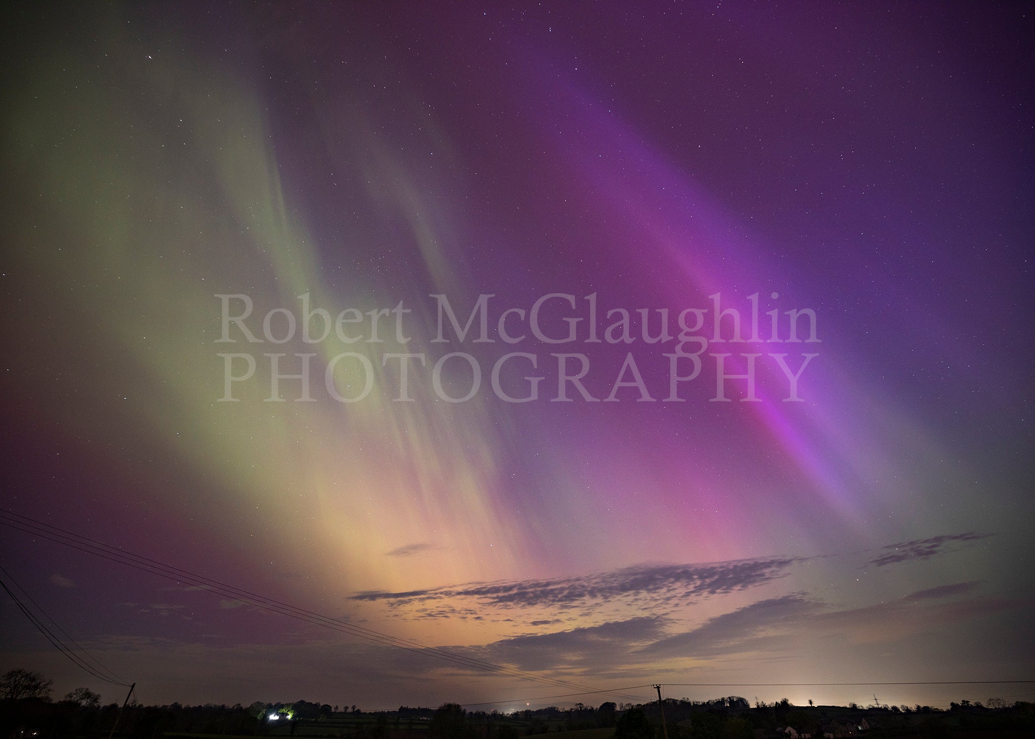 Aurora over Magherafelt, Co. Derry/Londonderry 3
