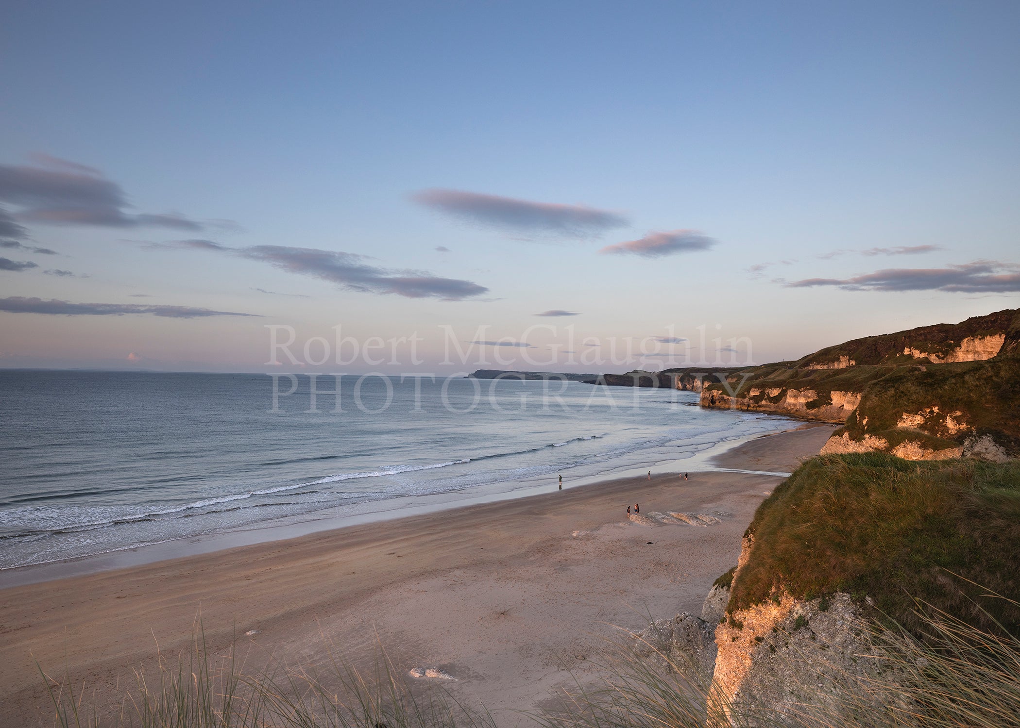 Whiterocks Headland at Dusk, Co. Antrim