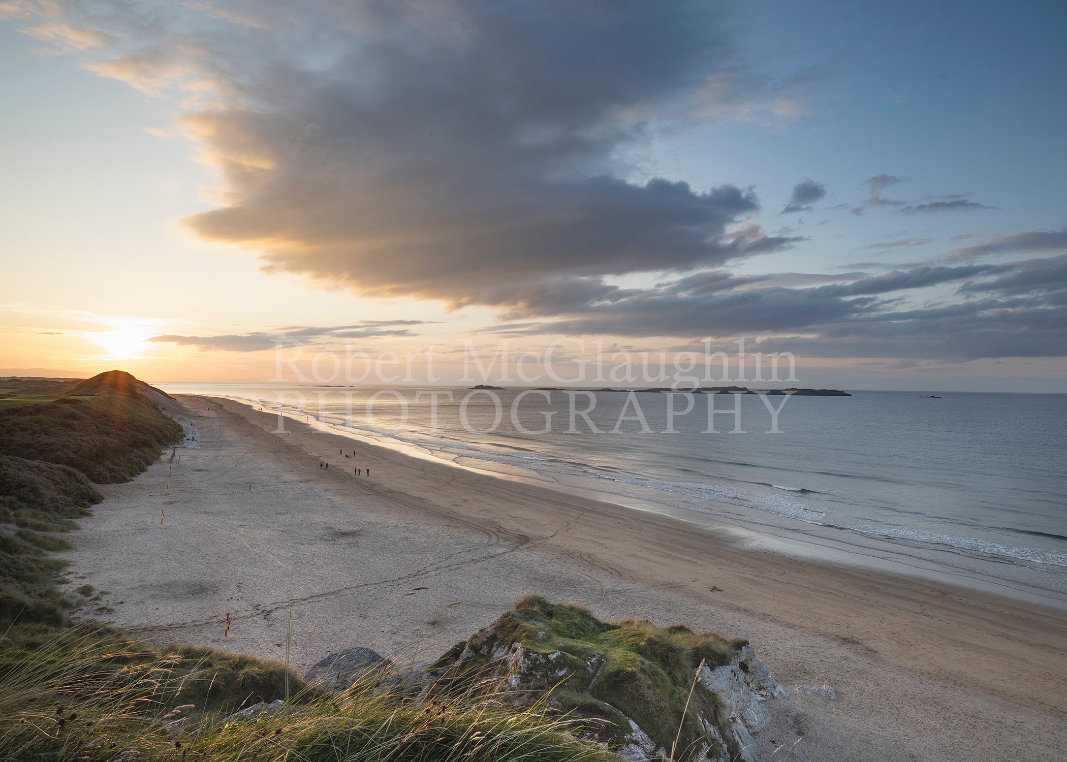 Sunset over Whiterocks, Co. Antrim 1