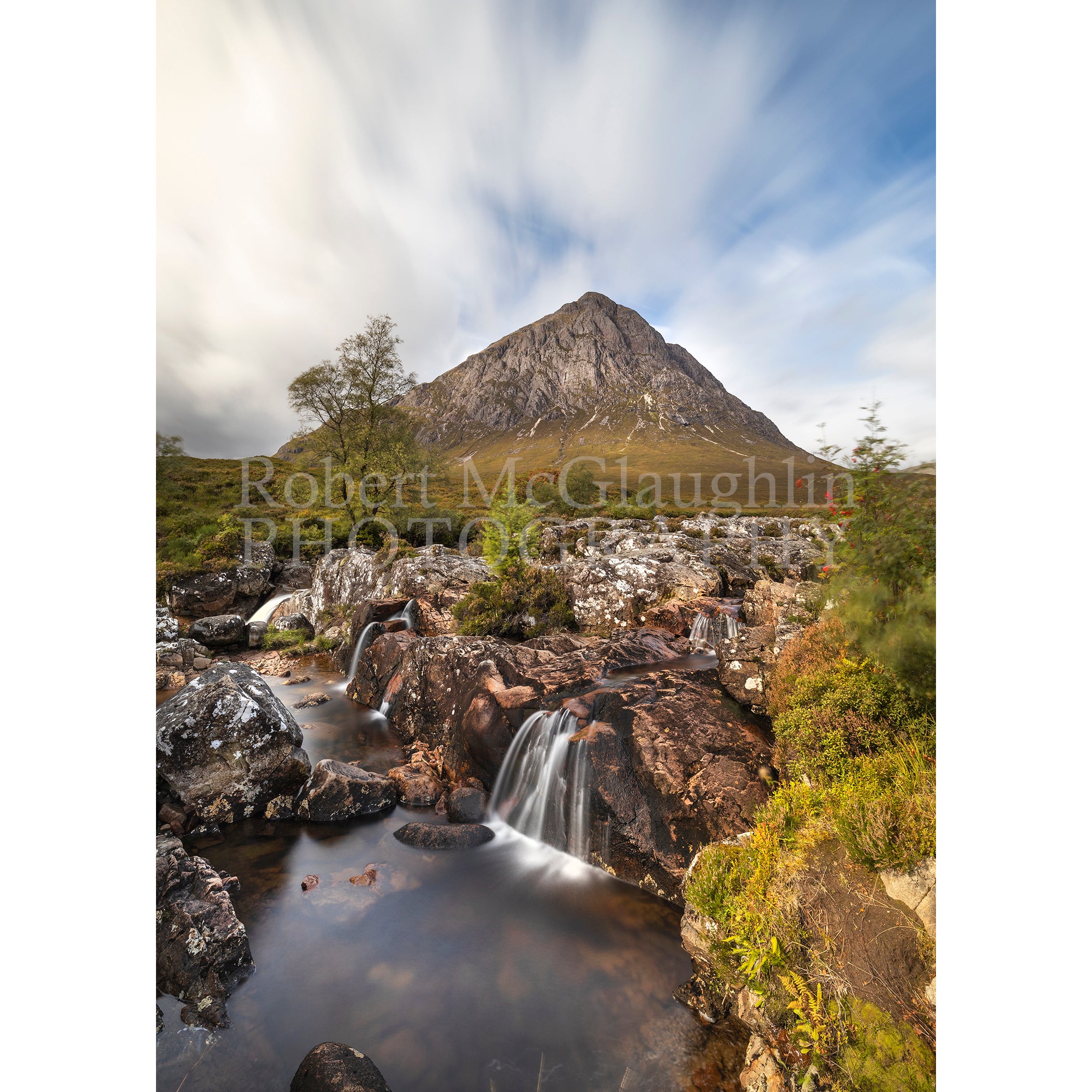 Ben Etive Waterfall, Scotland (portrait)