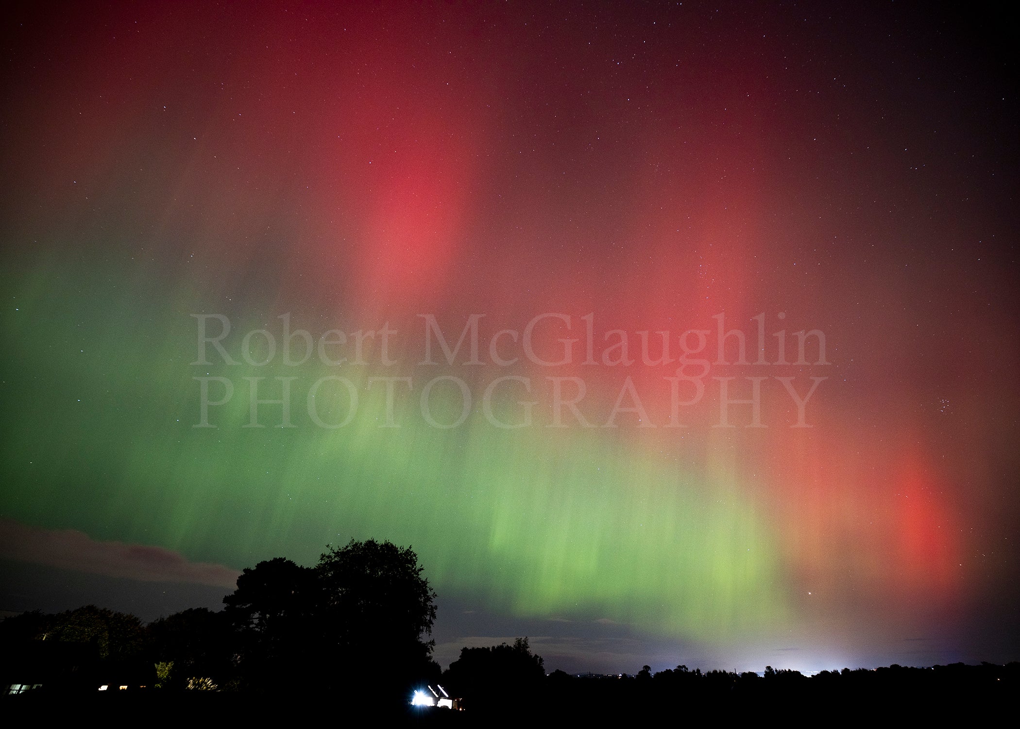 Neon Sky over Magherafelt, Co. Derry/Londonderry 1