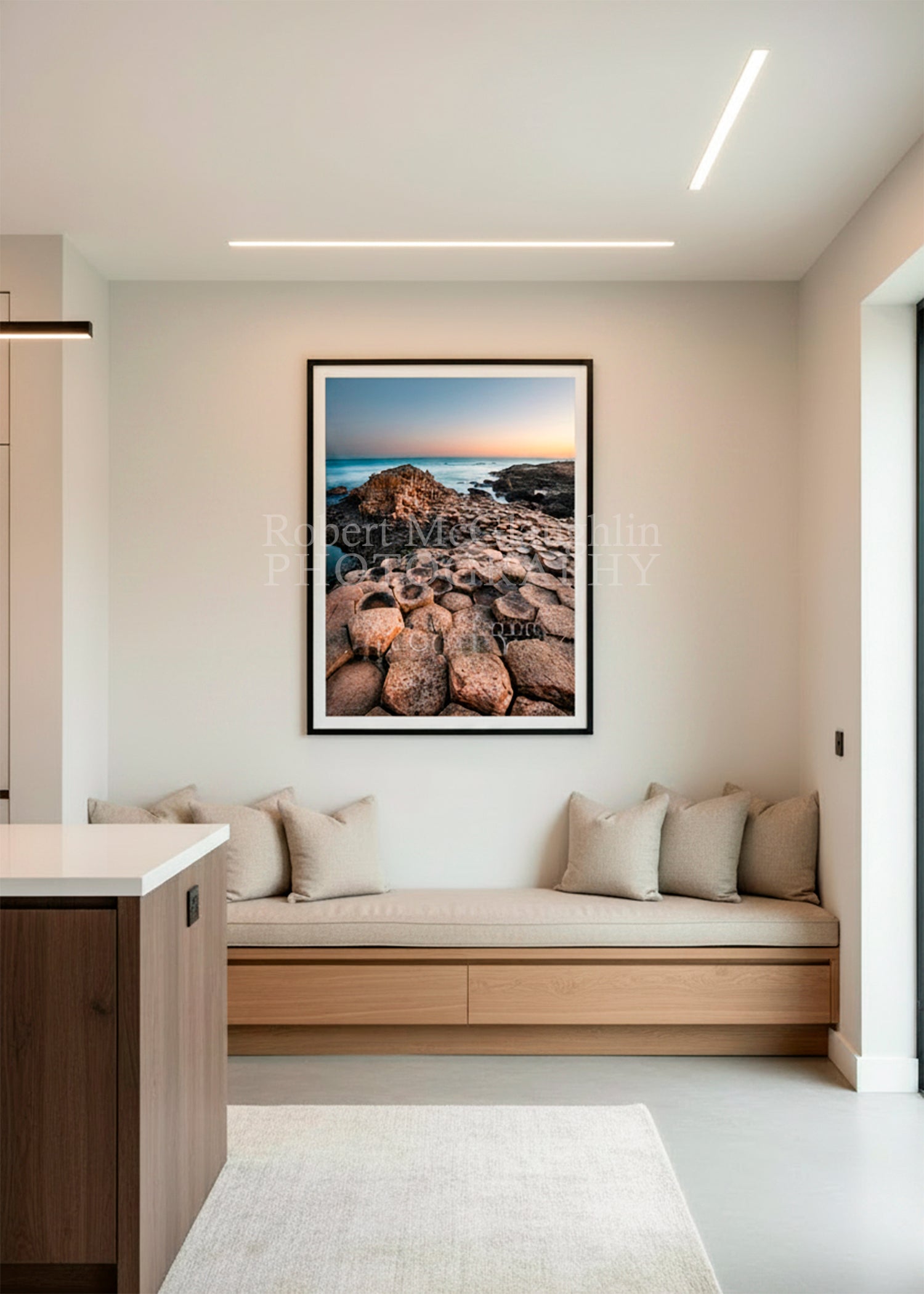 Giants Causeway Blue Hour, County Antrim (Portrait)