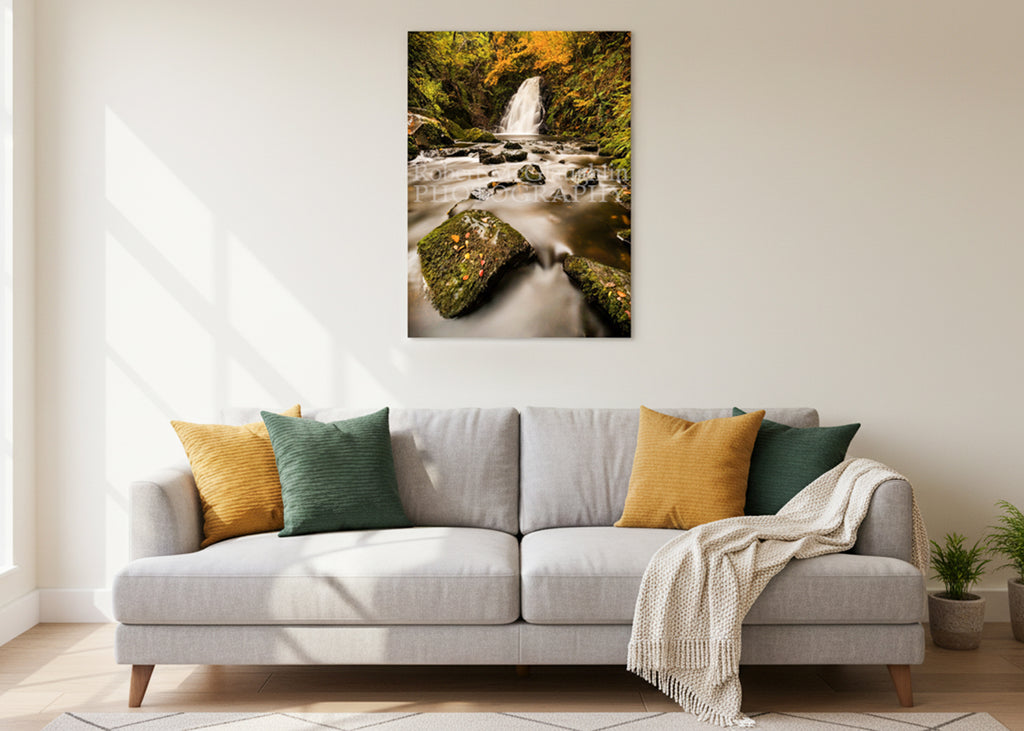 Gleno Waterfall (portrait), Co. Antrim