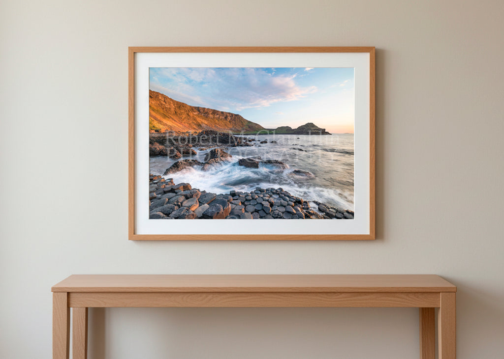 Golden Cliffs at the Giants Causeway, Co. Antrim