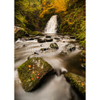 Gleno Waterfall, County Antrim (portrait)