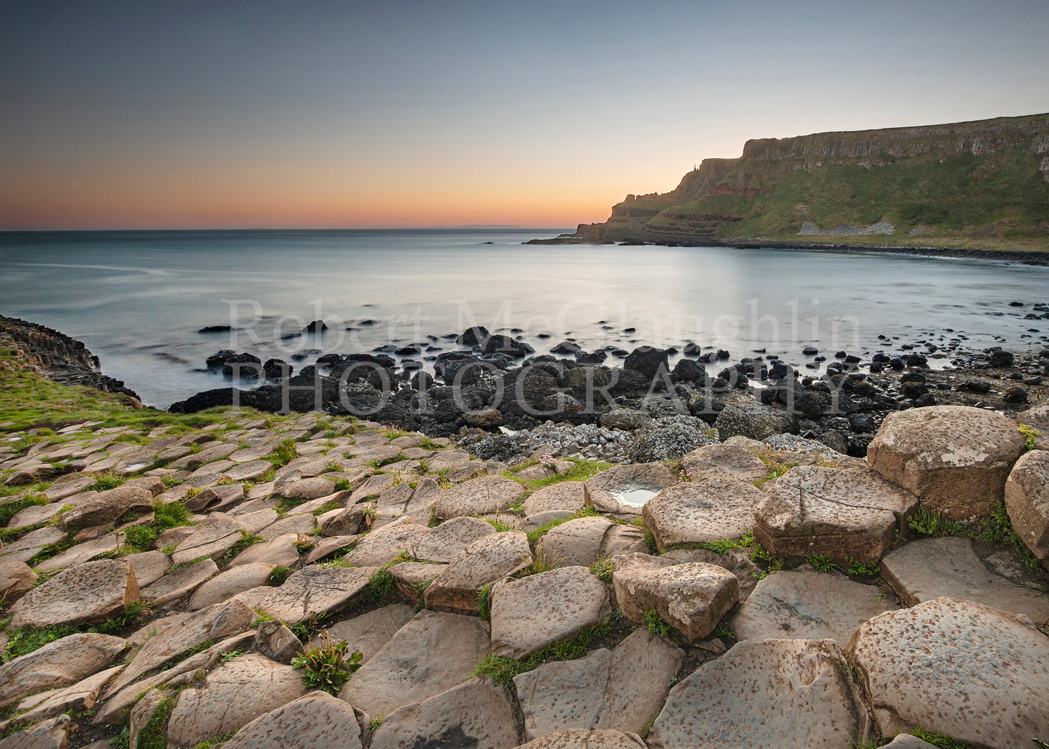 Sunrise at the Giants Causeway, Co. Antrim