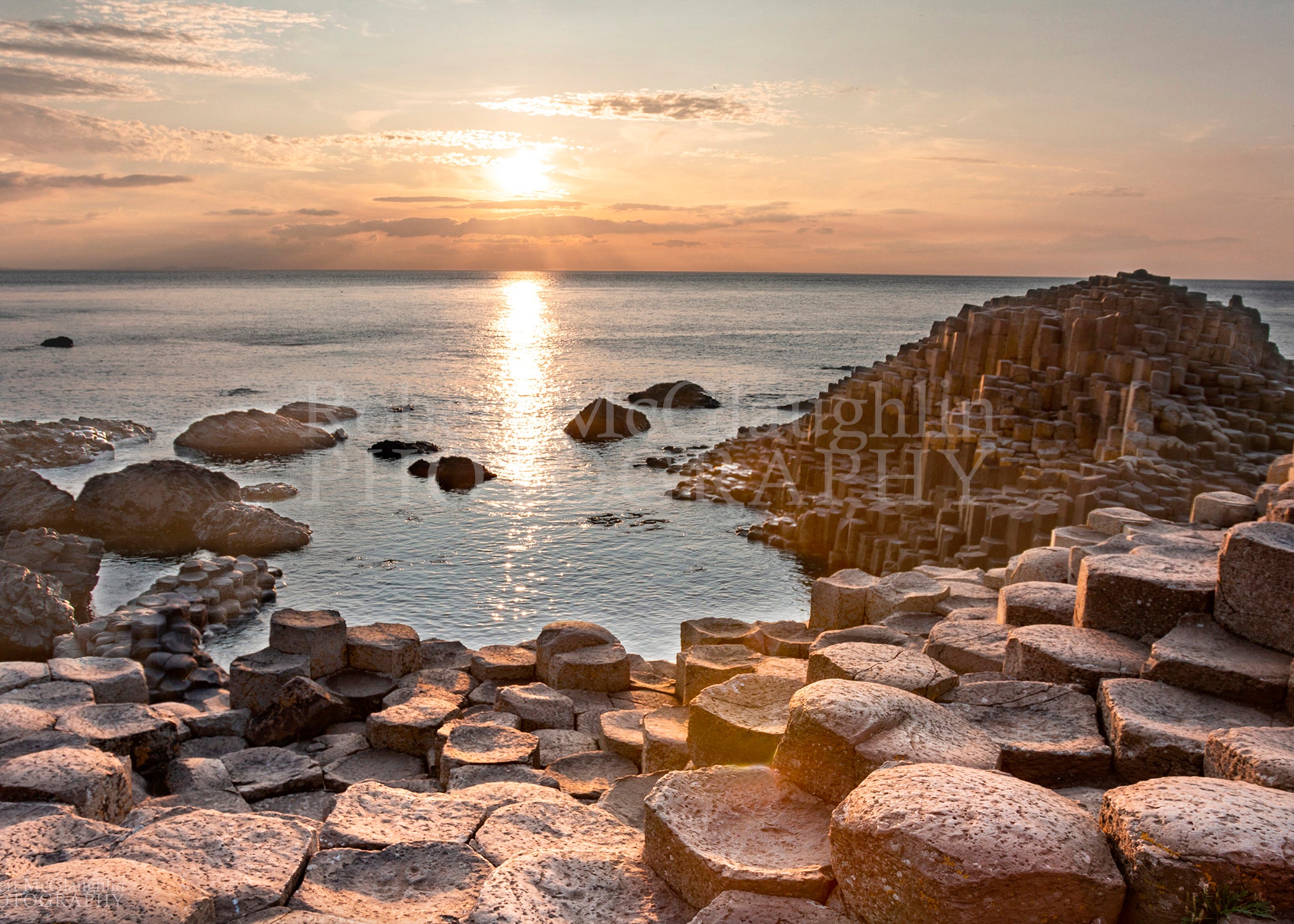 Giants Causeway Sunset, Co. Antrim
