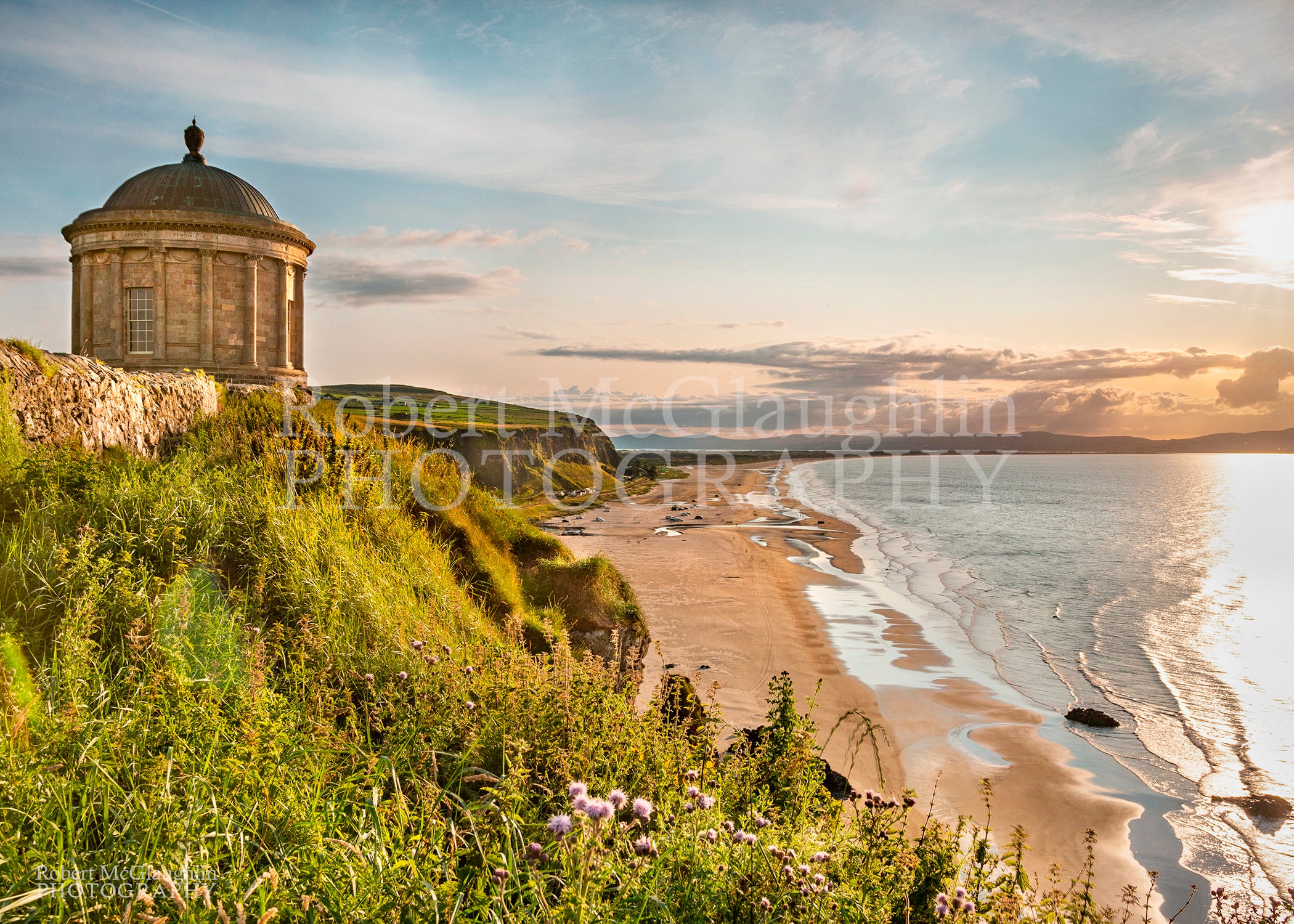 Mussenden Temple Sunset, Co. Derry/Londonderry 1