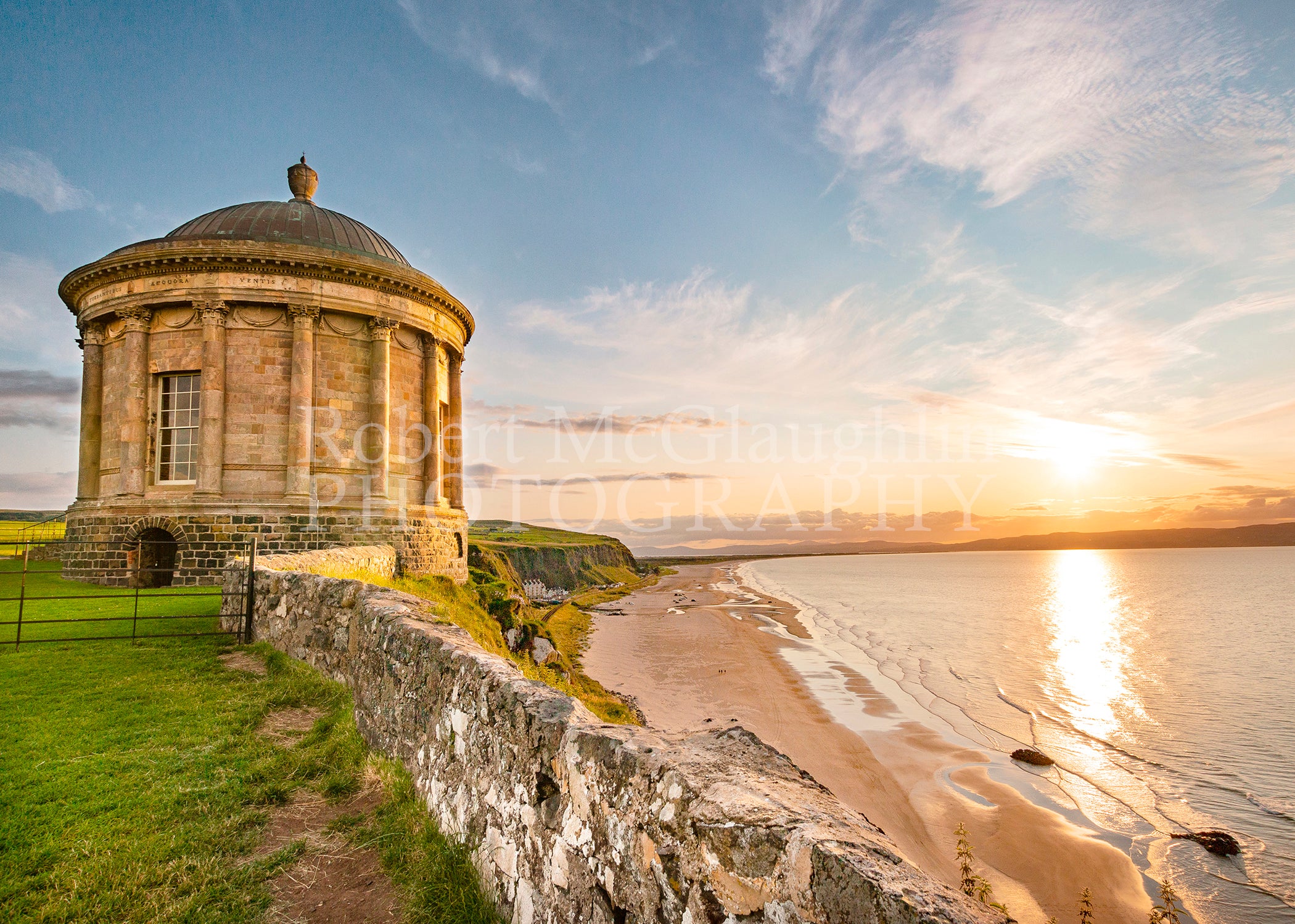 Mussenden Temple Sunset, Co. Derry/Londonderry 2