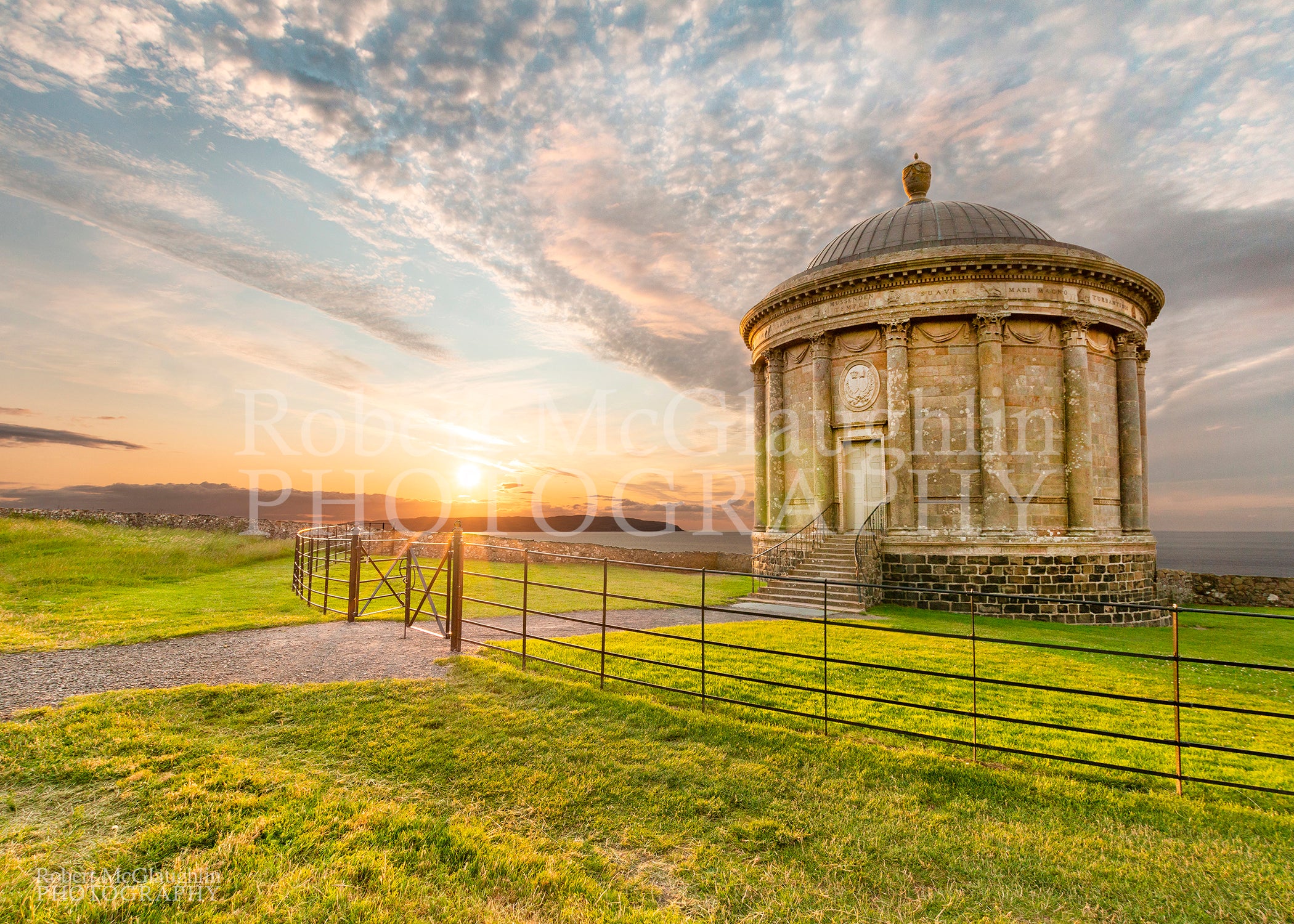Mussenden Temple Sunset, Co. Derry/Londonderry 3